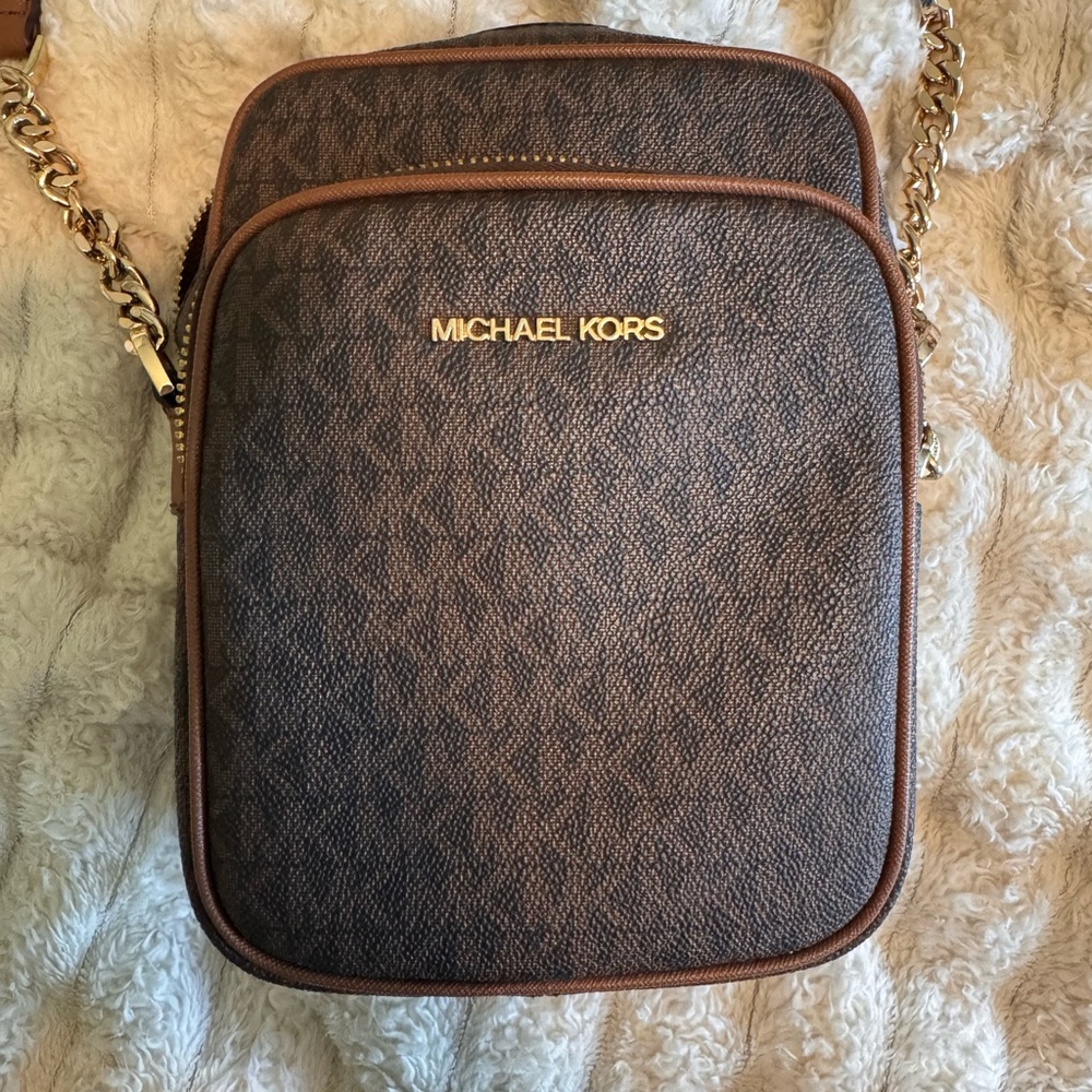 Michael Kors Dark Brown Messenger Bag
